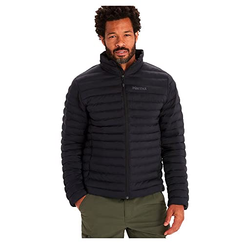 MARMOT Men's Echo Featherless Jacket - Lightweight, Down-Alternative Insulated Jacket, Black, Medium