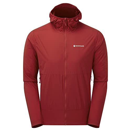 Montane Featherlite Hoodie - Mens, Acer Red, Medium, MFEHOACRM15