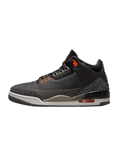 Jordan Mens Air 3 'Fear (2023)' - Night Stadium/Total Orange-Black-Flat Pewter-Neutral Grey - Size 10.5
