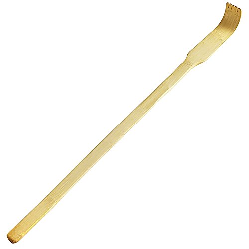 Perfectware - PW-Bamboo Back Scratch 17'- 6ct Bamboo Back Scratcher - 17in Pack of 6ct - Traditional Finger-Like Bamboo Wooden Body Massager for Scratching Itches, Strong and Sturdy