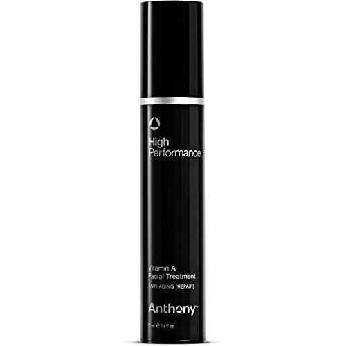 Anthony Retinol Cream for Face: High Performance Retinol Anti Wrinkle Face Cream – Anti Aging Facial Treatment Moisturizer; Vitamin A, Shea Butter & Squalane, Preserves Youthful Skin 1.6 Fl Oz