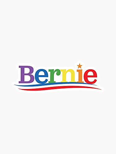 Bernie Sanders LGBTQ Campaign Vinyl Decal Bumper Sticker Wall Laptop Window Sticker 5'