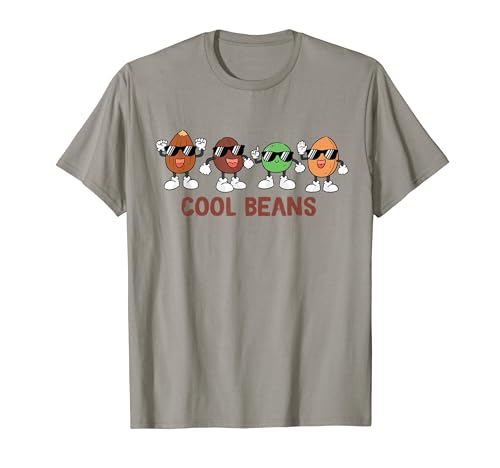 Cute Cool Beans Funny Bean Day For Bean Lovers Vegan Food T-Shirt