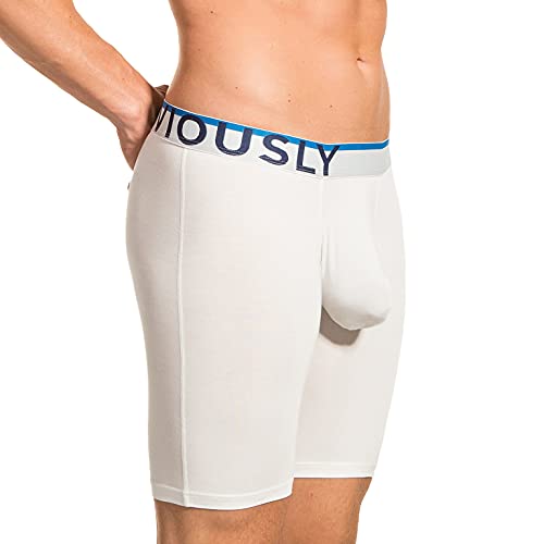 Obviously EveryMan - Boxer Brief 9 inch Leg - White - 3X-Large
