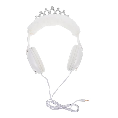 DOITOOL Children's Ear Comfortable Headphones Boy Plush Kid Gaming Headphones Modern Headset Stereo Headphones Headset for Cellphone Noise Cancelling Headphone Headsets Computer .PVC Crown