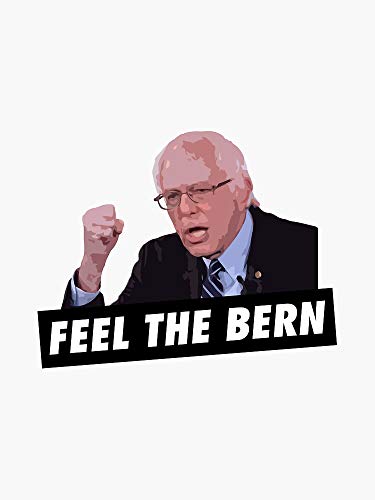 MAGNET Feel the Bern Bernie Sanders Magnetic Vinyl Car Bumper Sticker 5'