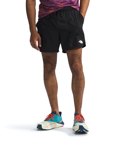 THE NORTH FACE Men's Sunriser Short 5', TNF Black, Large Short