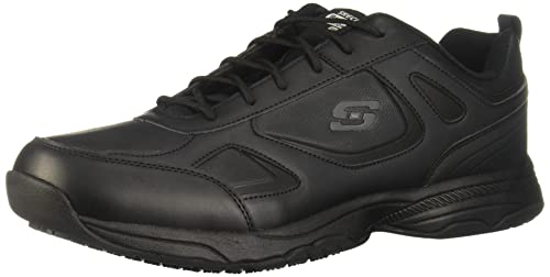 Skechers Men's Dighton Athletic Work Food Service Shoe, Black, 10.5