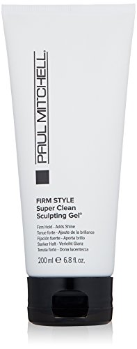 Paul Mitchell Super Clean Sculpting Gel, Firm Hold, High Shine Finish Hair Gel, For All Hair Types, 6.8 fl. oz.
