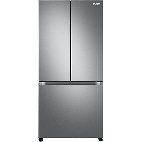 SAMSUNG RF18A5101SR 18 cu. ft. Smart Counter Depth 3-Door French Door Refrigerator in Stainless Steel