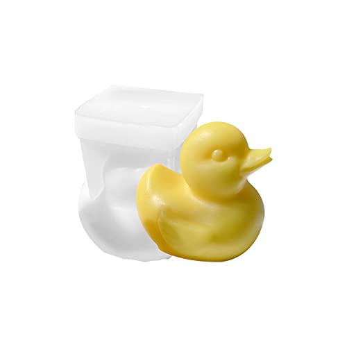 ZAKVOOR 3D Duck Candle Silicone Molds Animal Resin Casting Mould for DIY Candle Making Polymer Clay Craft Plaster Home Decoration