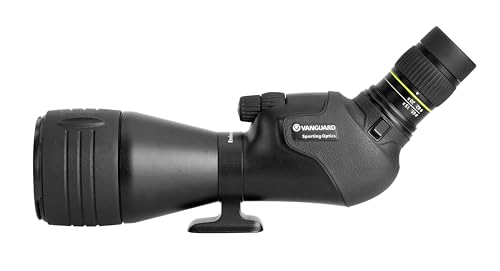 Vanguard Endeavor HD 82A Angled Spotting Scope with 20-60x Zoom Eyepiece and Stay-On Case Black