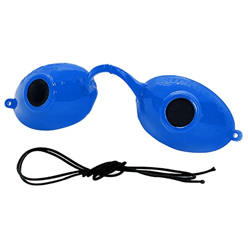 Super Sunnies UV Eye Protection, FDA compliant Individual Tanning Bed Goggles Eyeshields, Random Color, FDA Compliant