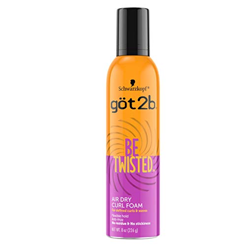 Got2b Be Twisted Air Dry Curl Foam, 8 oz