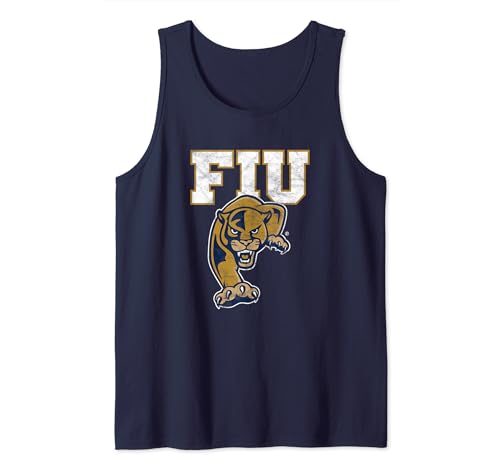Florida International FIU Panthers Distressed Primary Tank Top