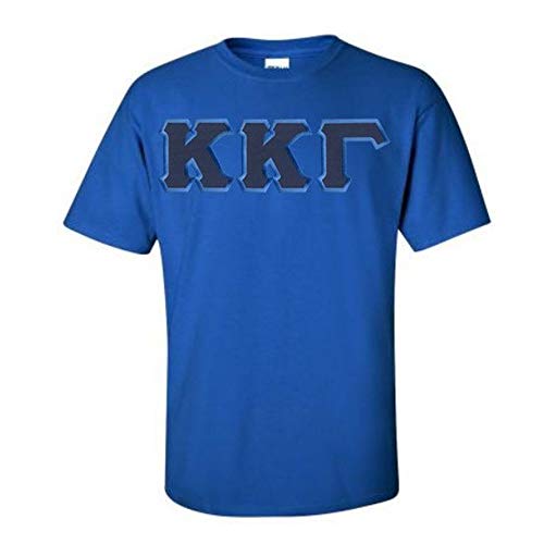 Kappa Kappa Gamma Lettered Tee X-Large Royal Blue