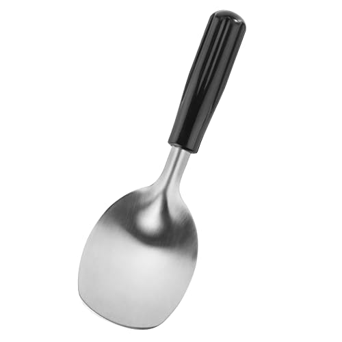 New Star Foodservice 34363 Stainless Steel 18/8 Espresso Frothing Spade & Ice Cream Spade Bakelite Handle, Silver