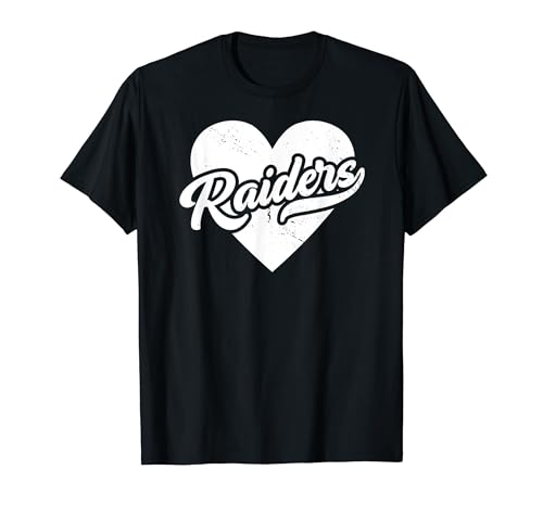 Vintage Raiders School Spirit Go Raiders Love T-Shirt