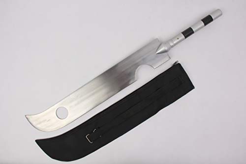 38” Metal Anime Zabuza Momochi Absorb Human Blood Sword Cosplay Costume Weapon Replica Xmas Gift