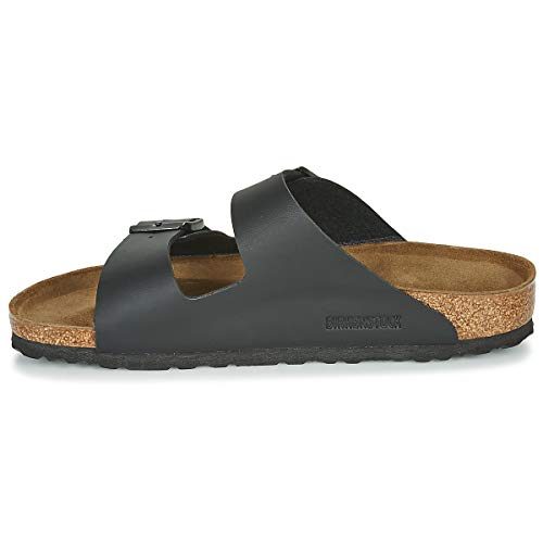 Birkenstock Unisex Arizona Black Birko-flor? Sandals - 10-10.5 B(M) US Women/8-8.5 D(M) US Men