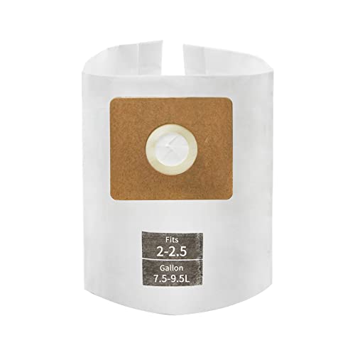 ALYYDBG for Micro Shop VAC Bags 2-2.5 Gallon, Type B 90668 9066800 9066833, All Around EZ QAM70 and CMXZVBE38774 Premium Disposable Dust Collection Bags 5PCS