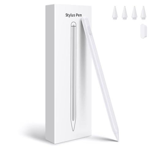Stylus Pen for iPad (2018-2023),10mins Charge, Palm Rejection, Tilting Detection, iPad Pencil 2nd Generation Compatible with Apple iPad Pro 11/12.9 inch, iPad Mini 6/5, iPad Air 5/4/3, iPad 10/9/8/7/6