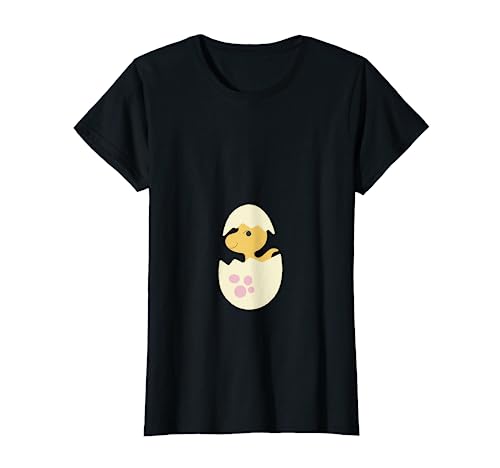 Dinosaur Egg Hatching Cute Funny Pregnancy Announcement T-Shirt