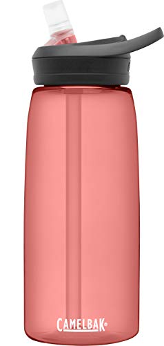 CamelBak eddy+ Water Bottle with Tritan Renew – Straw Top 32oz, Rose