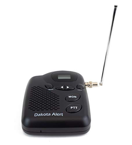Dakota Alert MURS M538 Base Station - Reliable Multi-Use Radio Service Alert System with Rubber Duck Antenna & Normally Open Relay Output | Dakota Alert M538-BS Base Station Radio