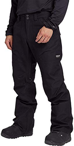 Burton Mens Gore-Tex Ballast Pant, True Black New, Large Short