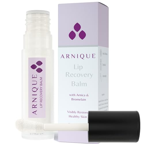 Arnique Arnica Lip Balm - for Filler Aftercare with Arnica Montana and Bromelain, Topical Bruise Balm Masque for Lip Flip Injections and Implant Surgery to aide with Bruising, Swelling and Redness