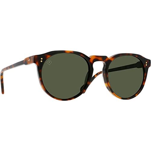 RAEN Eyewear - Unisex Remmy Sunglasses - Retro Round Sunglasses with UVA and UVB Protection - Huru/Green, Polarized - 52