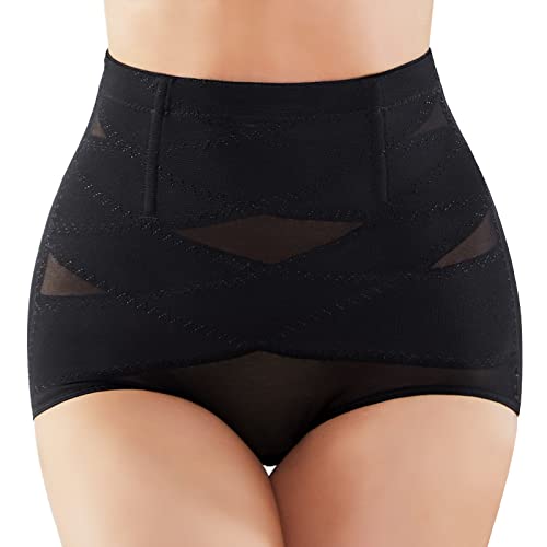 SIMIYA Tummy Control Shapewear for Women Body Shaper for Women Under Dress Firm Control (Black, X-Large)