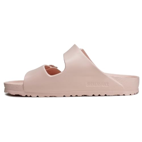 Birkenstock Women's EVA Arizona Sandals, Rose Reptile, Pink, 7 Medium US