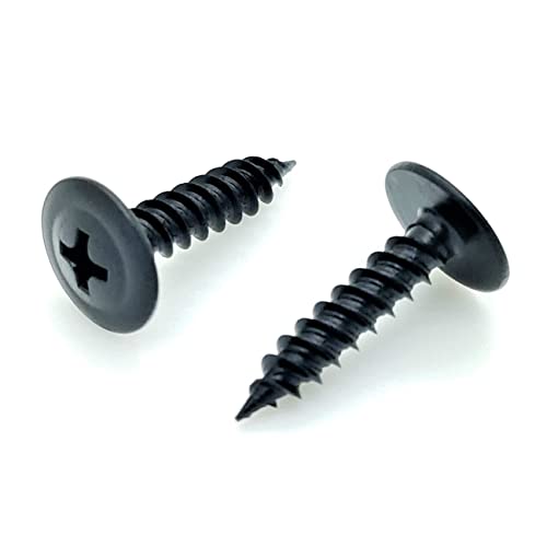 100 Qty #8 x 3/4' Black Phillips Modified Truss Head Wood Screws (BCP1078)