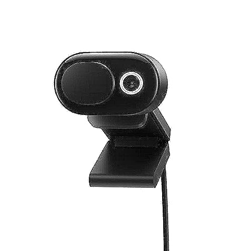 Microsoft Modern Webcam with Built-in Noise Cancelling Microphone, Integrated Privacy Shutter, Video with HDR, Auto-Focus, Light Correction, USB Connectivity, Certified for Teams/Zoom