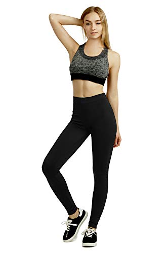 Sofra Leggings - Ladies Polyester Leggings (Black)