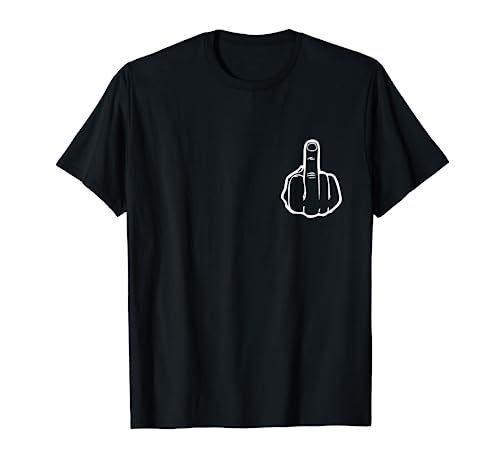 Middle Finger Fuck Off Pocket Shirt