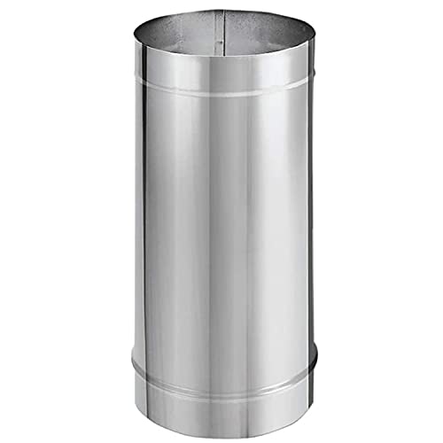 DuraVent 6DBK-48SS DuraBlack Stainless Steel Single-Wall Pipe, 6' Diameter, 48' Length