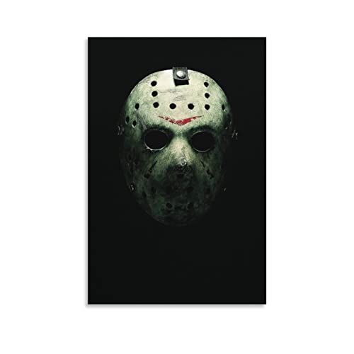 Friday The 13th Movie Poster Jason Canvas Wall Art Print Modern Family Bedroom Decor Posters 12x18inch(30x45cm)