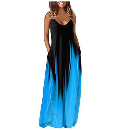 Women Print Dress 2023 Easter Day Valentine's Day St. Patrick's Day Generic Black Formal Dresses for Funerals High Slit Cocktail Dress Blue Long Gown Plus Size Floral Dresses