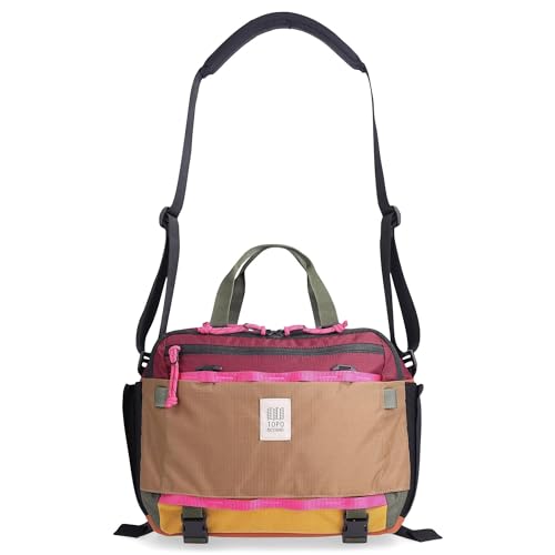 Topo Designs Mountain Cross Bag - Burgundy/Dark Khaki
