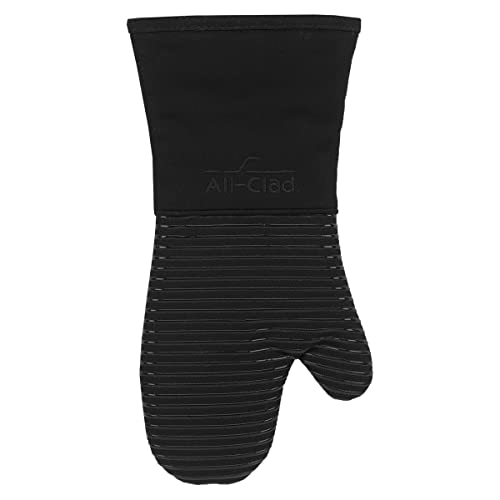 All Clad Silicone Oven Mitt, 1 Pack, Black