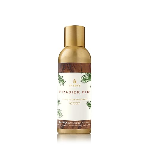 Thymes Home Fragrance Mist - Frasier Fir Scented Room Spray for a Fresh Room Fragrance - Air Fresheners for Home - Bedroom & Bathroom Spray Air Freshener (3 oz)