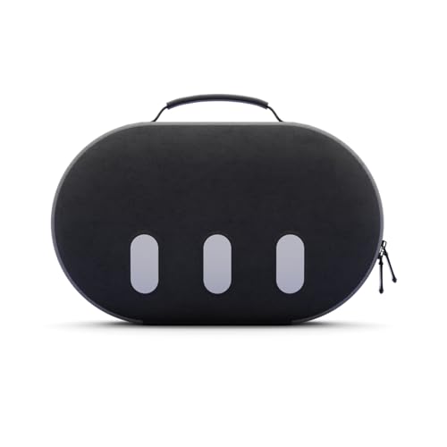 Aubika for Meta Quest 3 Case, Hard Carrying Case for Oculus Quest 3 Accessories, Compatible with Quest 2/Pico 4 Headset, Travel and Storage - Black