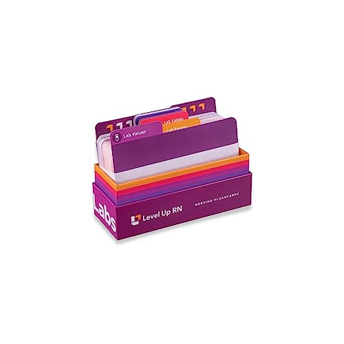 Lab Values & ABG Interpretation Flash Cards – No Fluff – Only Essential Info for Nursing School – 2024 NCLEX ATI HESI Review LPN RN Flash Cards (89 Cards)