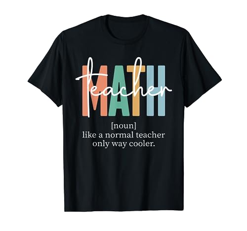 Funny Math Teacher Definition for Women & Men T-Shirt