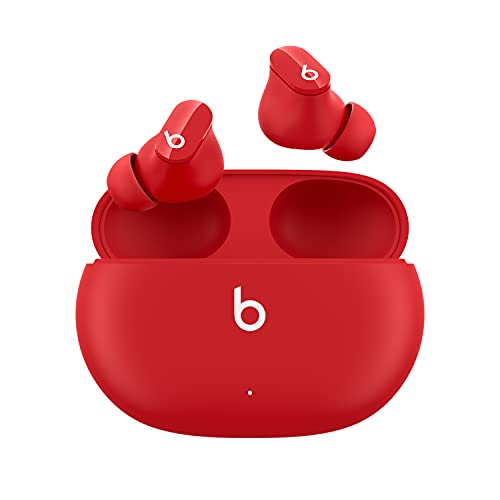 Beats Studio Buds - True Wireless Noise Cancelling Earbuds - Compatible with Apple & Android, Built-in Microphone, IPX4 rating, Sweat Resistant Earphones, Class 1 Bluetooth Headphones - Red