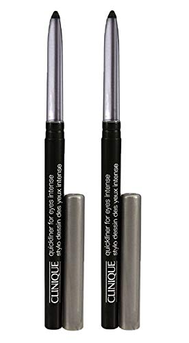 2 Clinique Quickliner for Eyes Intense Eye Liner - Travel Size 0.005 oz. / 0.14g Each, Unboxed