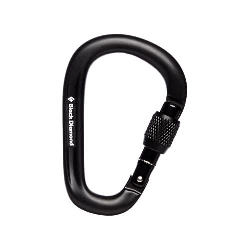 Black Diamond Equipment Pearlock Screwgate Carabiner - Black